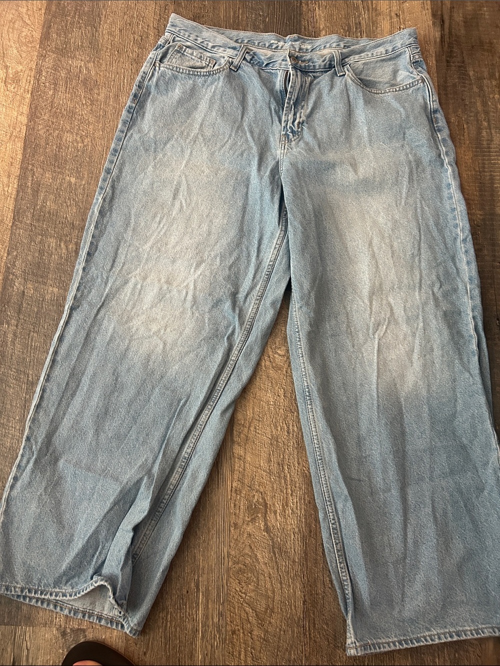 Old Navy Light Blue Wide-Leg Women's Jeans